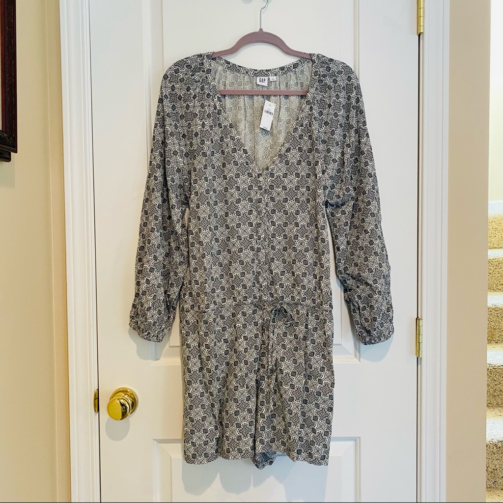 Gap Button Front Romper